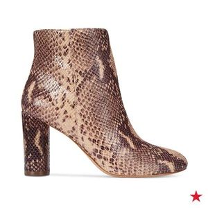Inc international concepts snakeskin booties